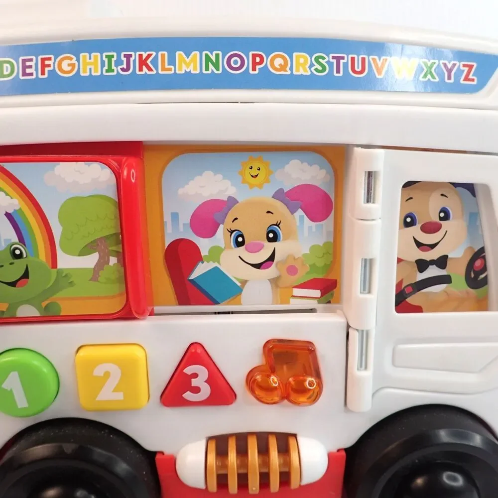 2016 Fisher-Price Laugh & Learn Learn Around Town Bus (Tested)